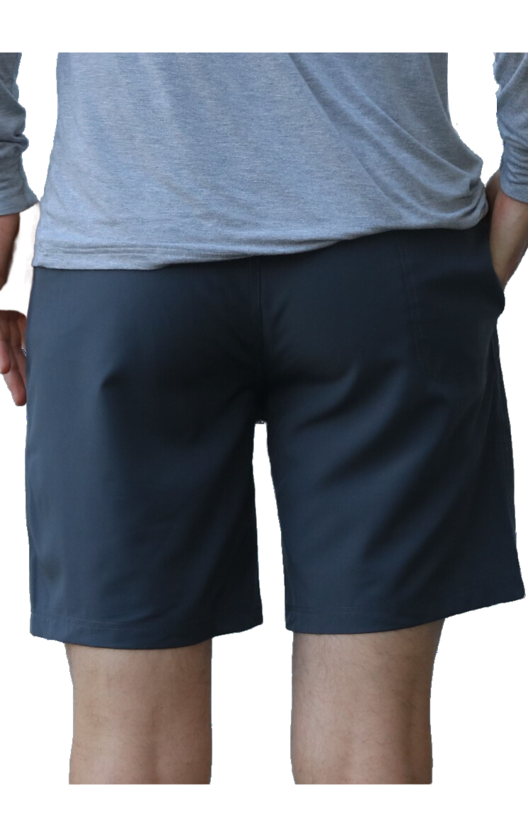 Back of the Bamboo Lined Classic Shorts. These fishing shorts are perfect for long days on the water.