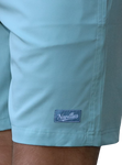 Front vintage logo on Bamboo Lined Classic Shorts. These shorts are perfect for long days on the water. 