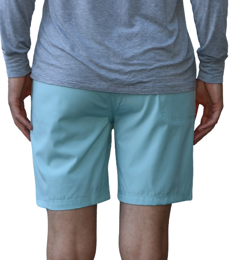 Back of the Bamboo Lined Classic Shorts. These fishing shorts are perfect for long days on the water.