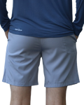 Back of the Bamboo Lined Classic Shorts. These fishing shorts are perfect for long days on the water.