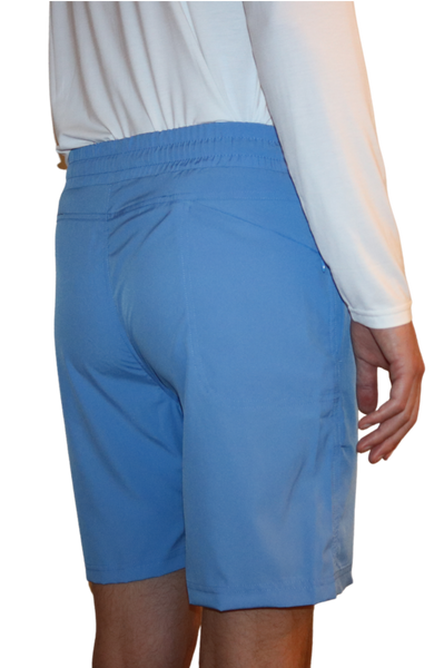 Back of the Bamboo Lined Sabalo Fishing Shorts. These fishing shorts are perfect for long days on the water.