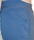 Back pocket of the Bamboo Lined Sabalo Fishing Shorts. 