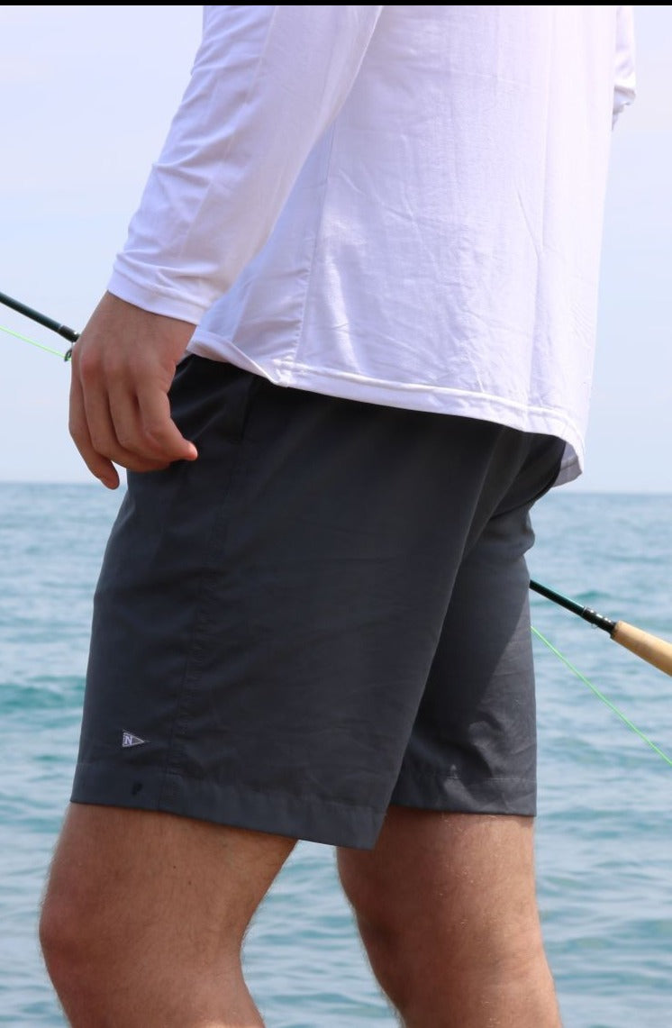 Navillus Bamboo Lined Sabalo Fishing Shorts, 7.5 Mint Green / XL