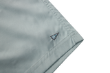 Front logo on the Bamboo Lined Sabalo Fishing Shorts. These fishing shorts are perfect for long days on the water.