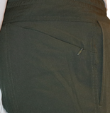 Back zipper pocket on the Bamboo Lined Sabalo Fishing Shorts. These fishing shorts are perfect for long days on the water.